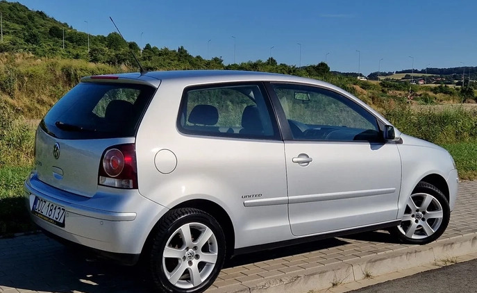 Volkswagen Polo cena 14400 przebieg: 208000, rok produkcji 2008 z Bielawa małe 92